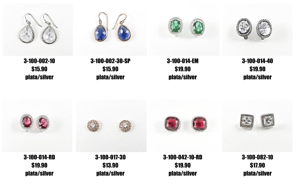 Just Added: colorful stud silver earrings