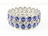 Classic Fancy Royal Blue Pear Shaped Fashion Bracelet